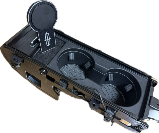 MagSafe wireless car charger mount for Lincoln Aviator console