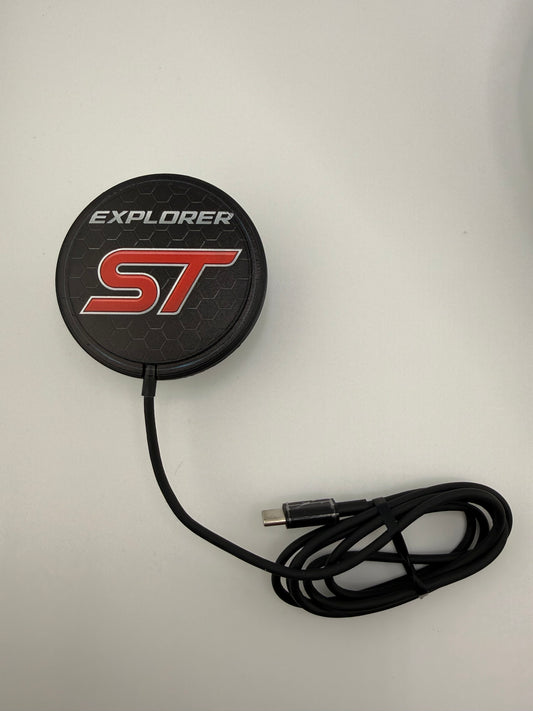 Magnetic Phone Mount with Wireless Charger | Universal 17mm Ball Mount