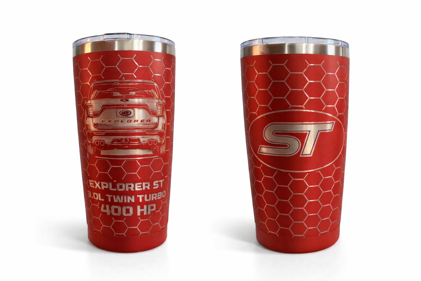 Explorer ST inspired 20oz Stainless Steel Tumbler – Laser Engraved