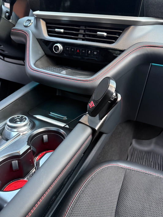 Phone Mount bracket for console compatible with Ford Explorer 2025-2026 | 17mm Ball | CF-PETG