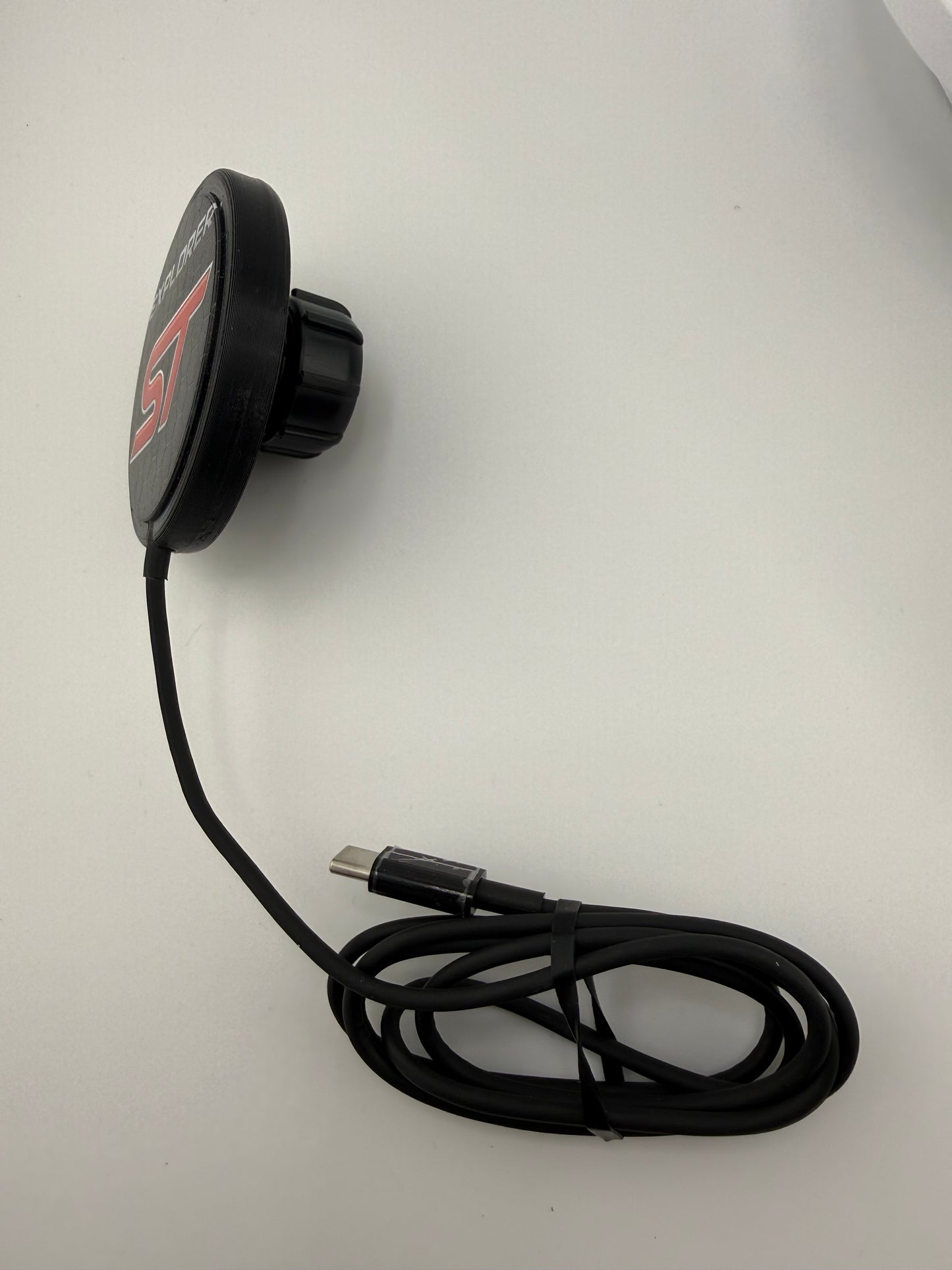 Magnetic Phone Mount with Wireless Charger | Universal 17mm Ball Mount